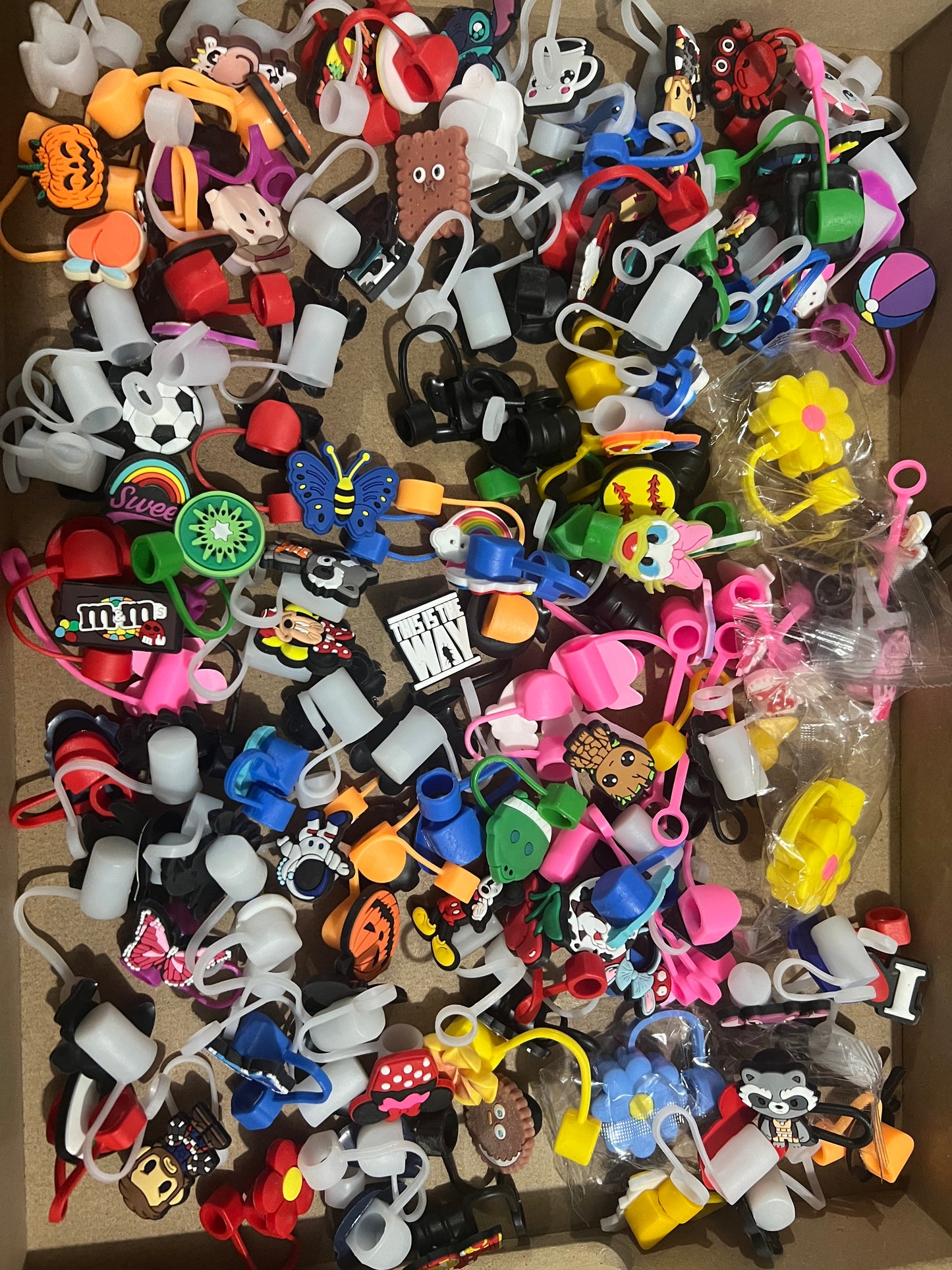 Assorted Straw toppers