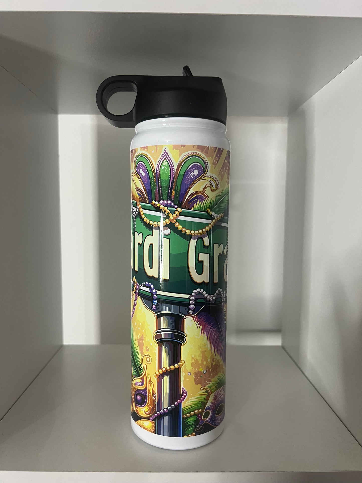 32oz Mardi Gras Tumbler