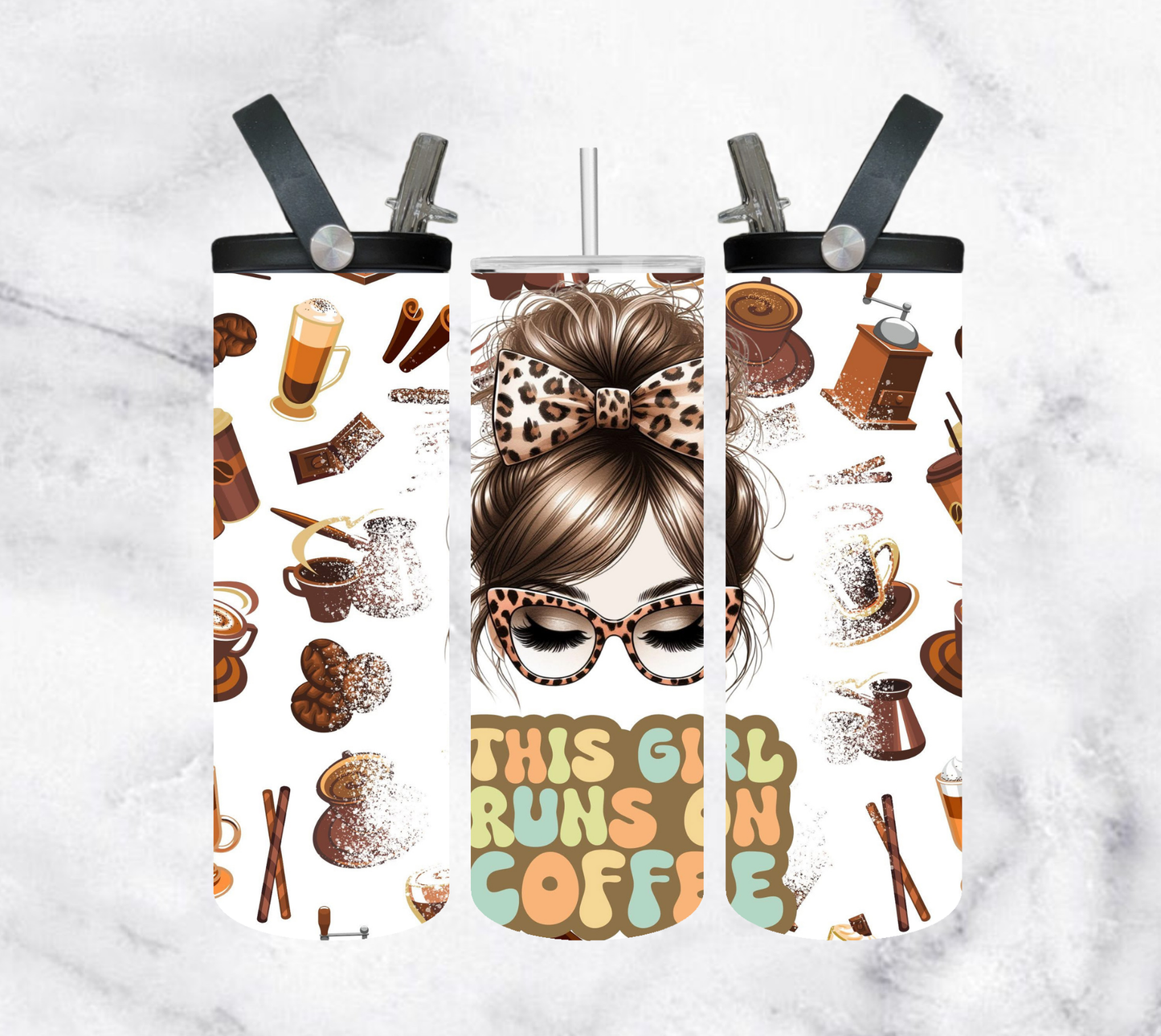 This girl runs on coffee