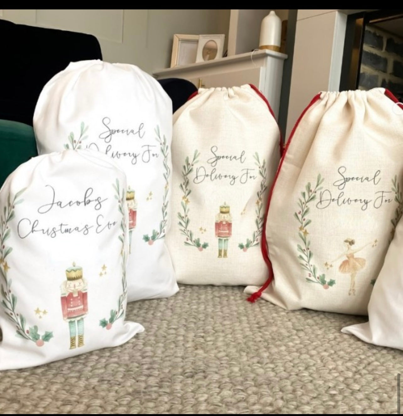 Blank Sublimation Santa Sacks