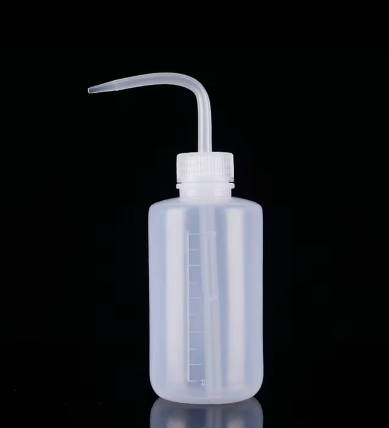 Snowglobe solution bottles