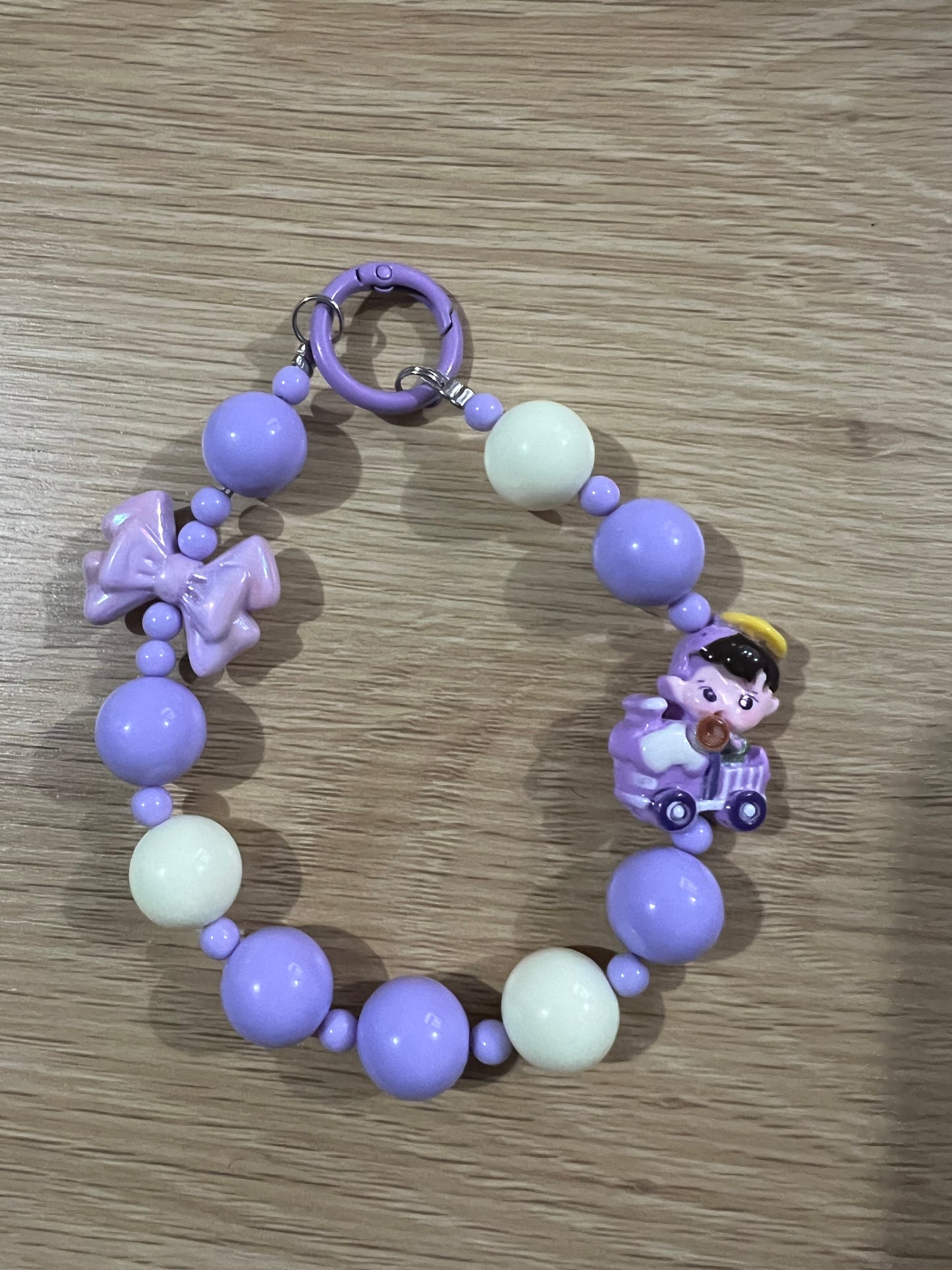 Purple and white miu miu