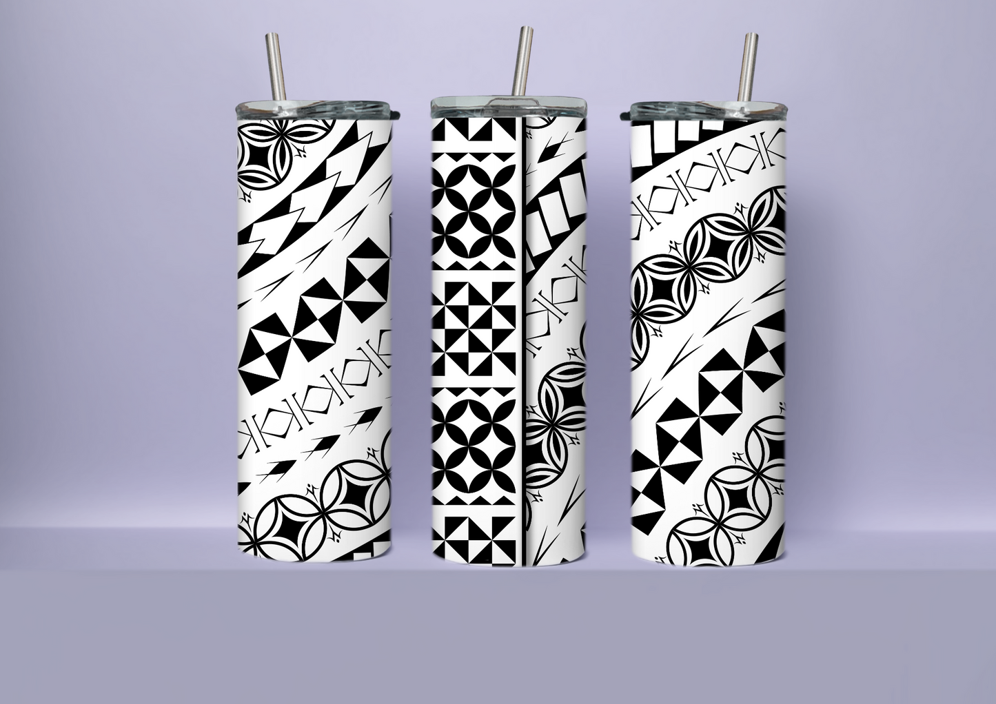 Black n White Island pattern