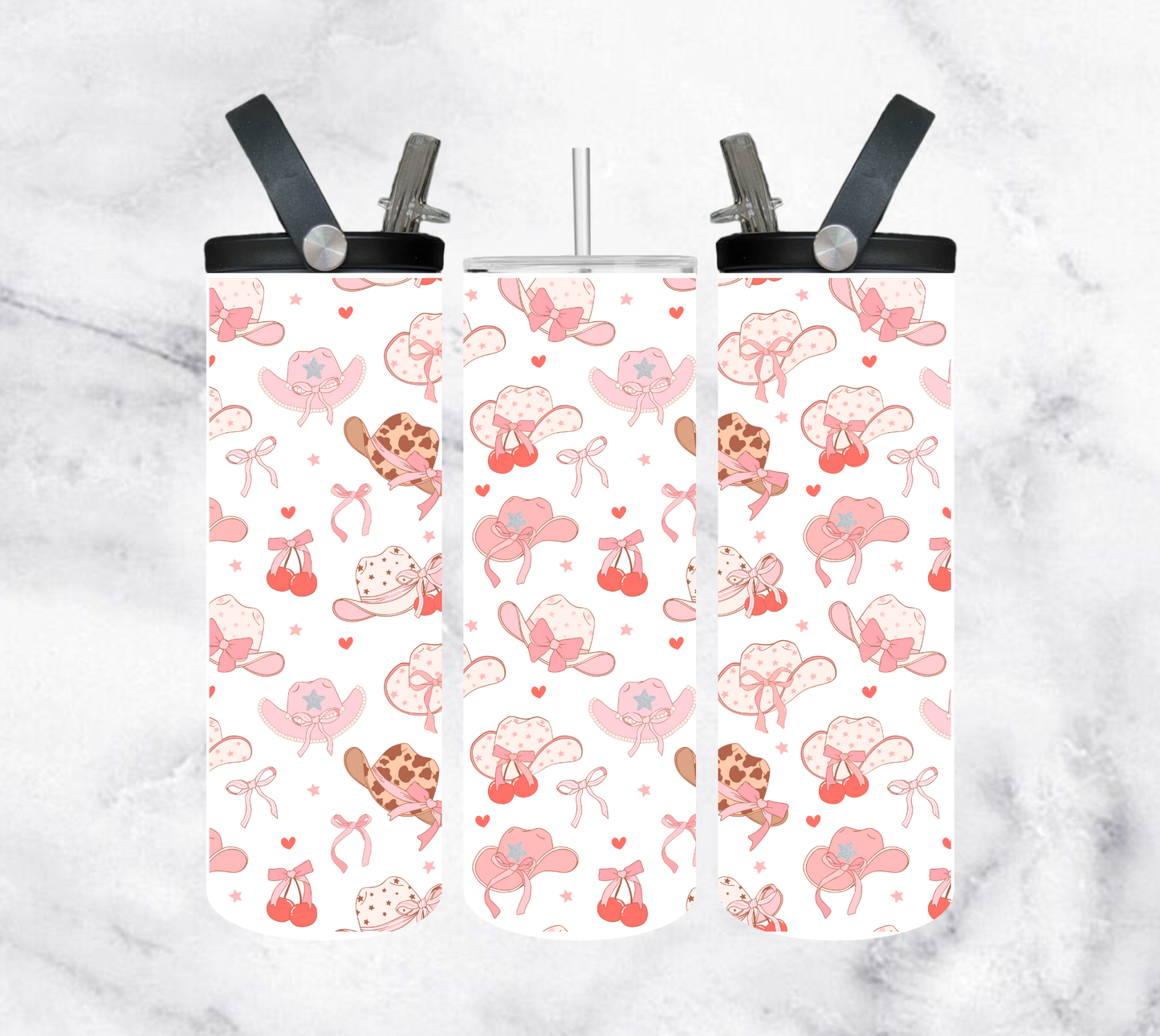 Cowboy hats and cherries