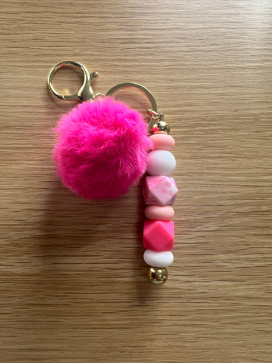 Hot Pink beaded