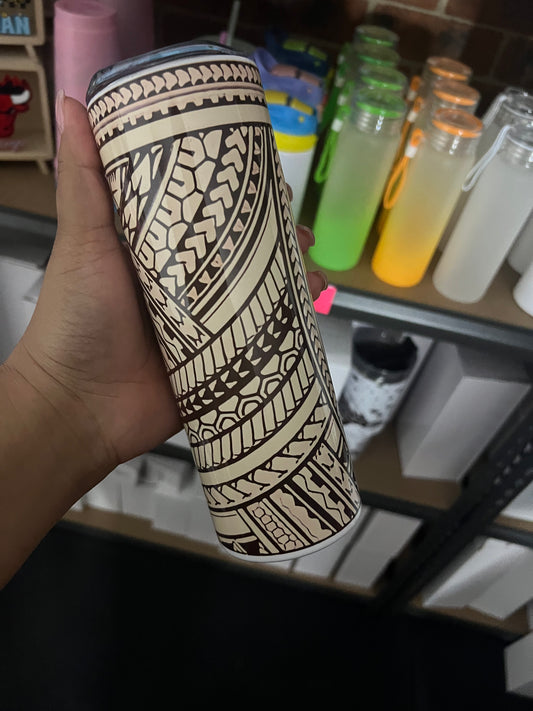 Cream Brown Polynesian