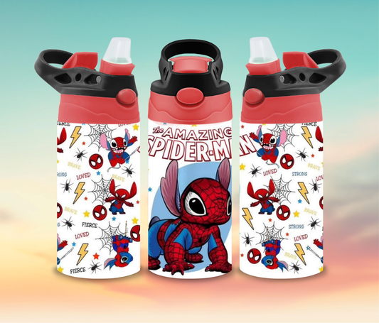 Blue friend as spidey