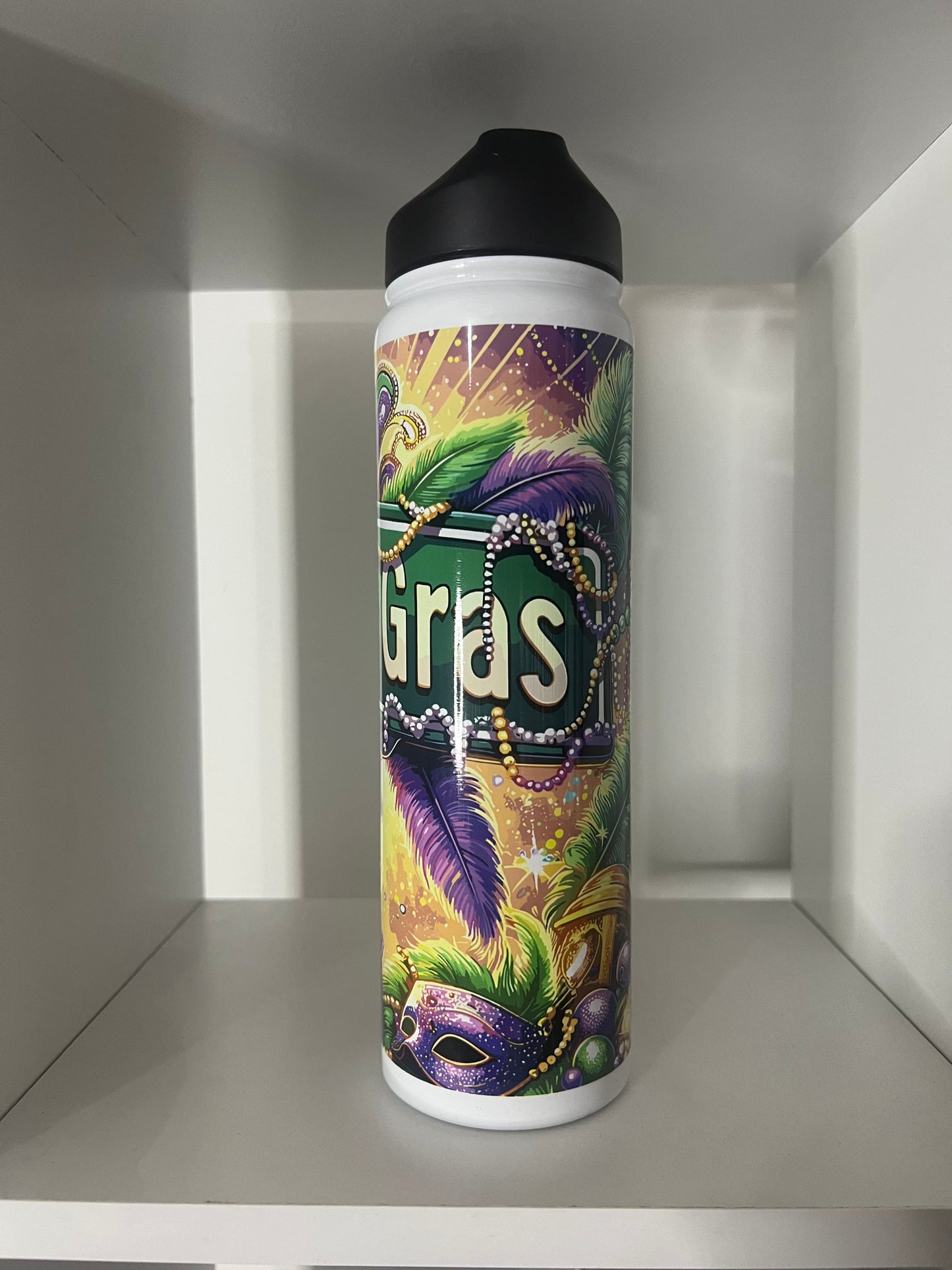 32oz Mardi Gras Tumbler