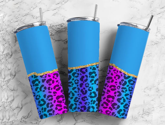 Blue rainbow leopard