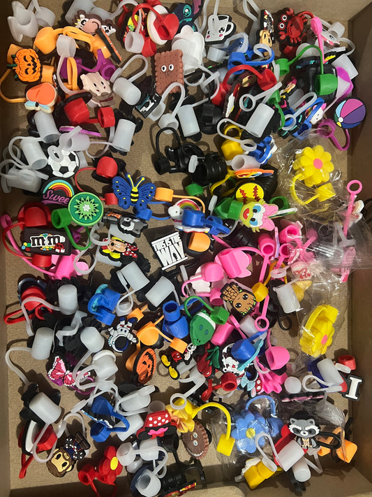 Assorted Straw toppers