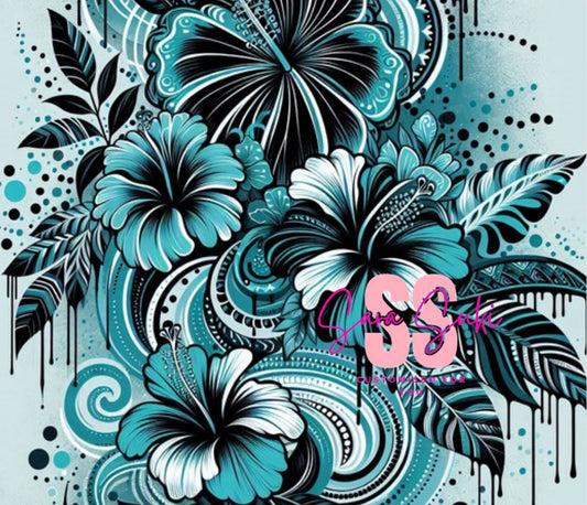 Hibiscus teal
