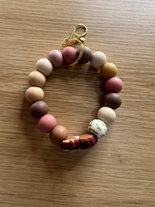 Hyland cow beaded hoop