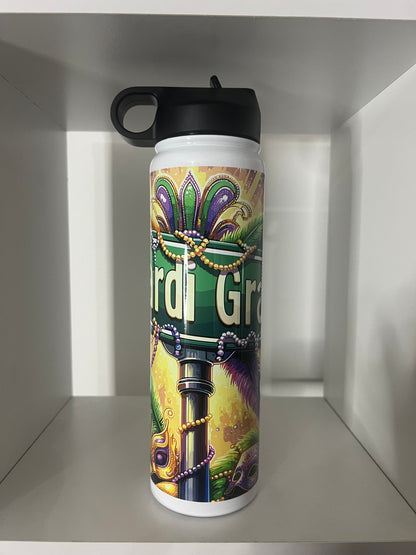 32oz Mardi Gras Tumbler