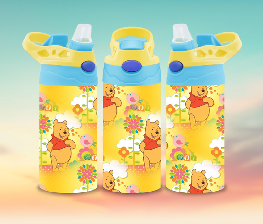 Winnie and flowers