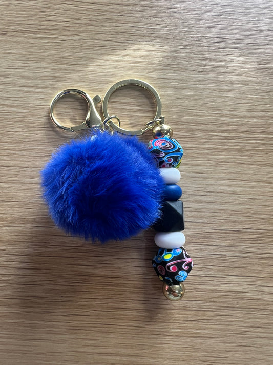 Blue pompom