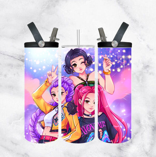 Demon Hunter - cartoon style k-pop