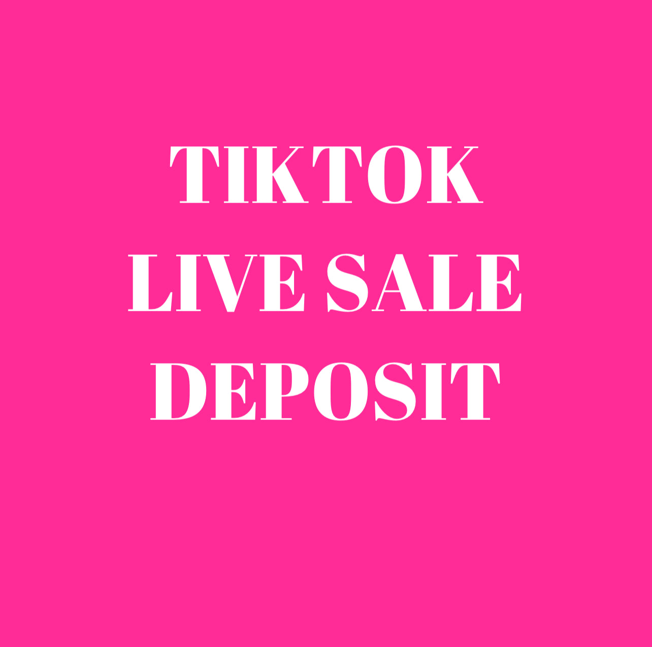 TikTok live deposit