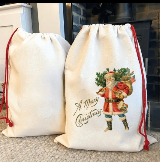 Blank Sublimation Santa Sacks