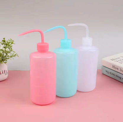 Snowglobe solution bottles