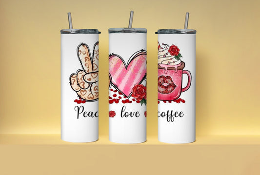 Peace love coffee