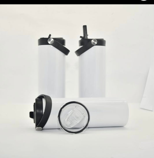 20oz Sublimated Dual lid water bottles