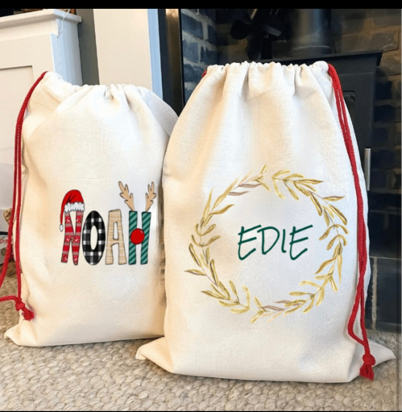 Blank Sublimation Santa Sacks