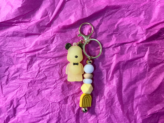 Yellow Bear Keyring