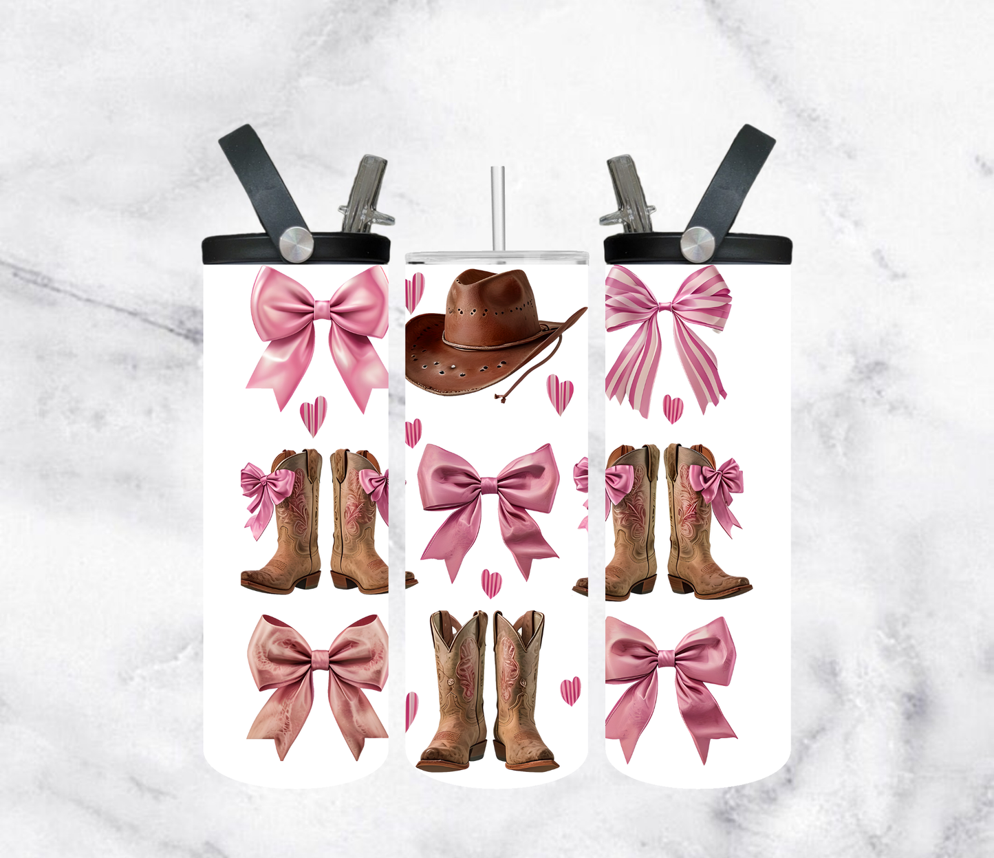 Cowgirl boots and bows