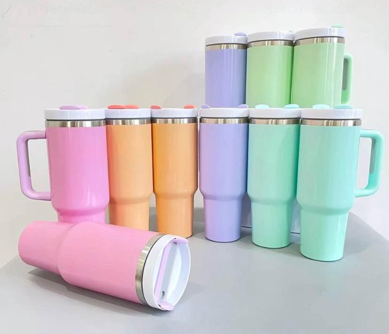 40oz Pastel Sublimation Tumblers