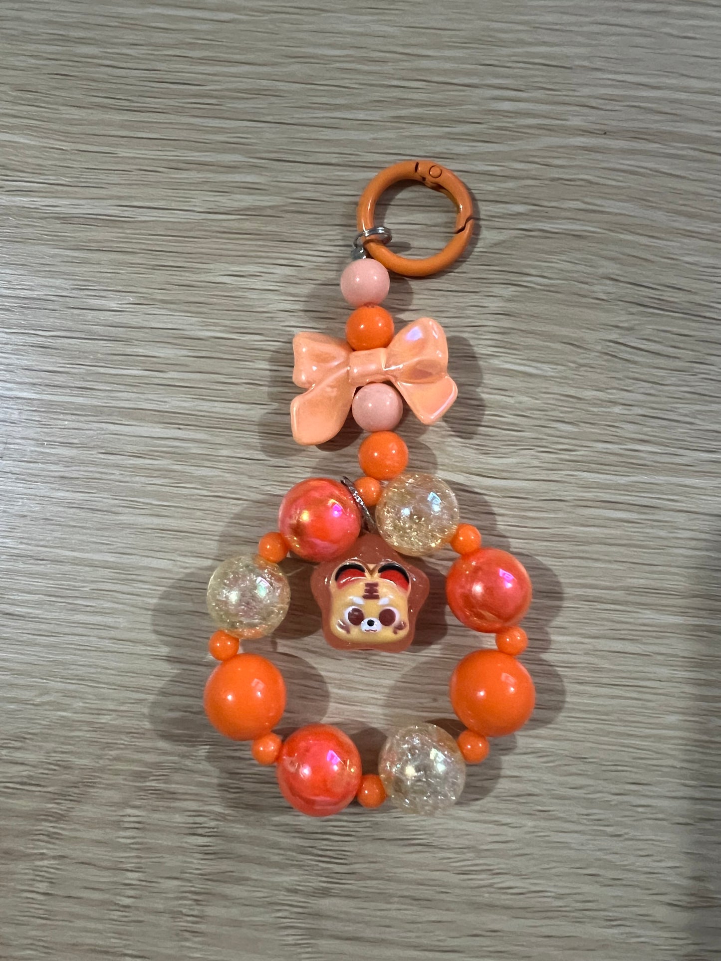 Orange bow and lion