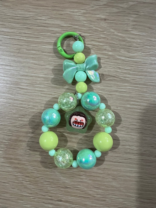 Green bow keyring