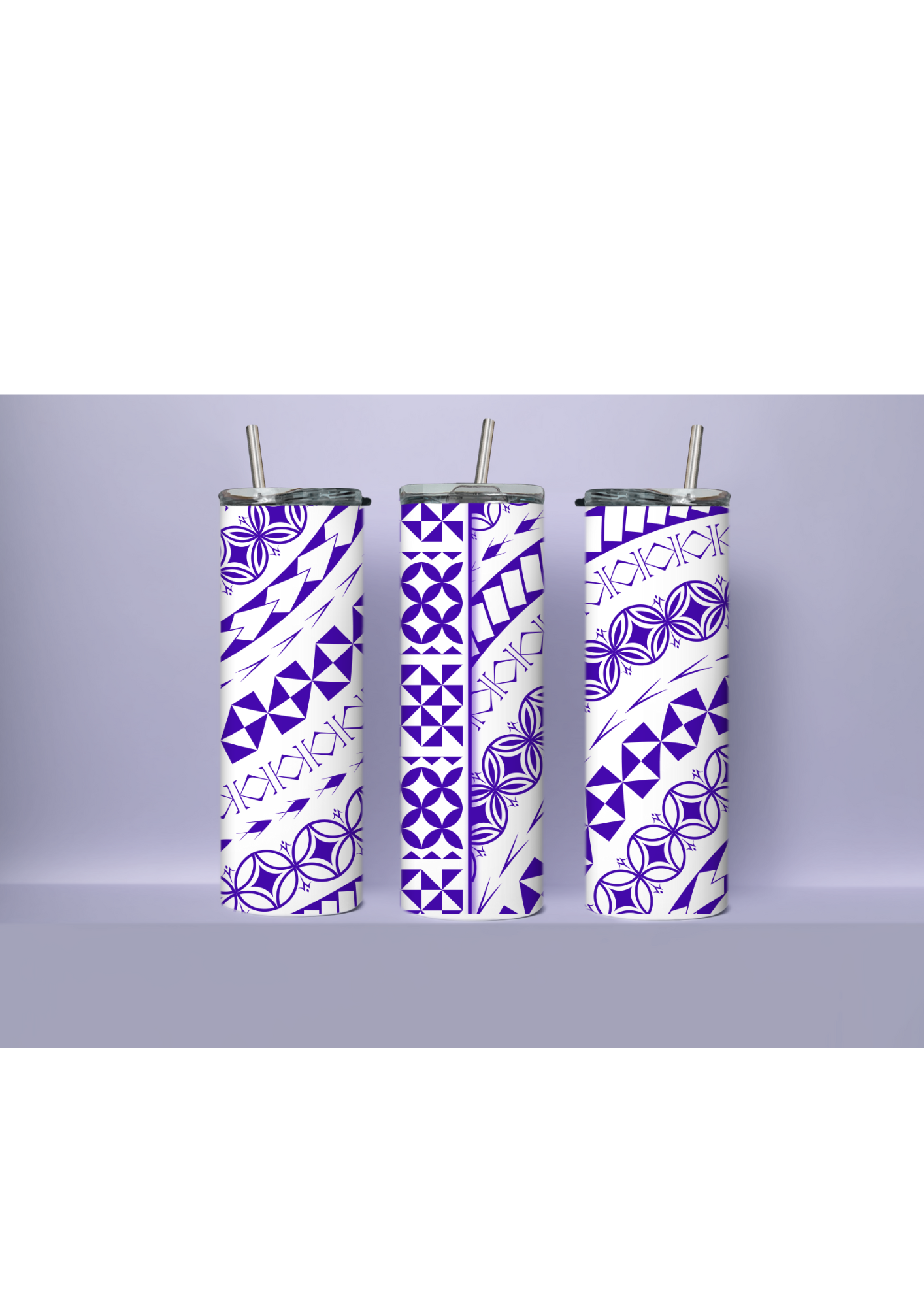 Purple Blue Polynesian