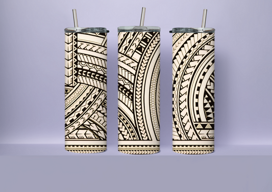 Yellow Black Tribal